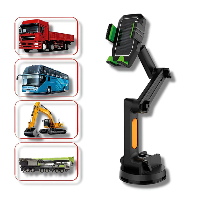 Support Téléphone Pour Scooter – Fixation 4 Bras, Anti-vibration, Rotation 360°, Compatible Smartphones Jusqu’à 7,6"