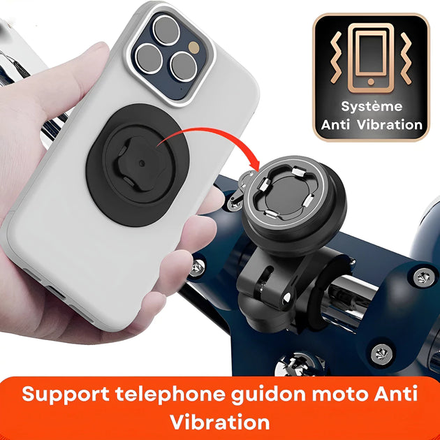 Support téléphone moto anti vibration d'occasion – Supports pour téléphone  portable