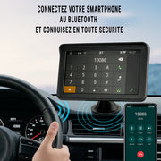 Écran CarPlay Sans Fil 7" avec Support Ventouse – Compatible Android Auto