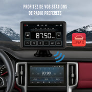 Écran CarPlay Sans Fil 7" avec Support Ventouse – Compatible Android Auto