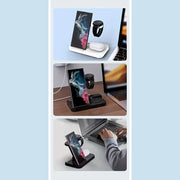 Station de Chargement Telephone 4 en 1 sans fil