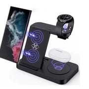 Station de Chargement Telephone 4 en 1 sans fil