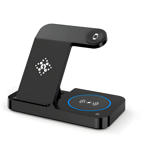 🔋 Station de Charge Sans Fil 4 en 1 pour Samsung – Compatible Smartphones, Montres, Écouteurs et Plus