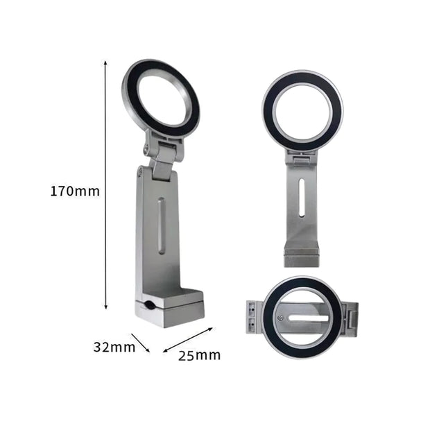 Support Téléphone Avion Pliable Universel – iPhone, Samsung, Pixel, MagSafe – Portable, Stable, Idéal Voyage & Bureau