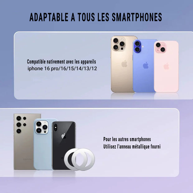 Support Téléphone MagSafe pour Tesla – Fixation Écran & Tableau de Bord