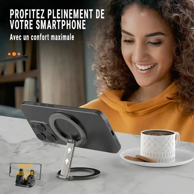 Support Téléphone Magnétique Double Face MagSafe 