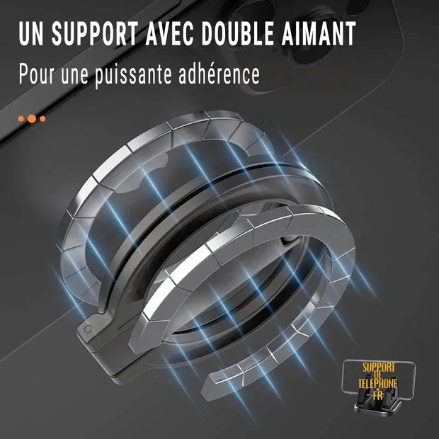 Support Téléphone Magnétique Double Face MagSafe 