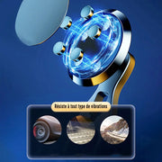 Support Téléphone Magnétique Fixation Écran Voiture – Collage 3M Ultra Stable, Rotation 360°