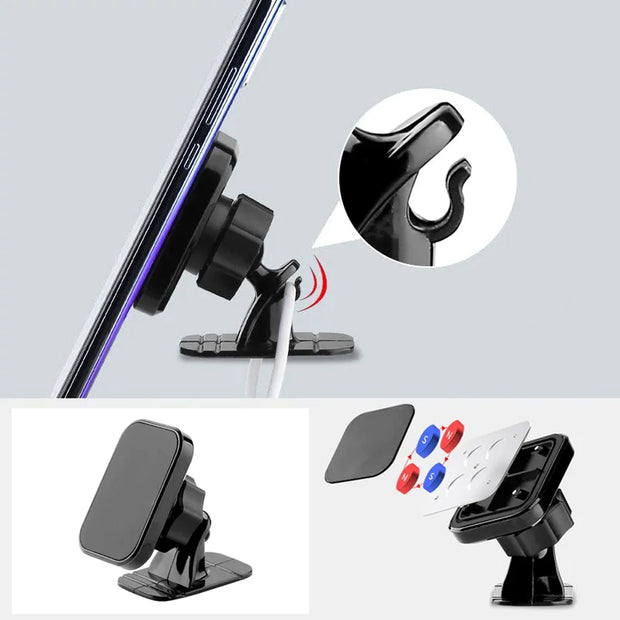 Support téléphone voiture magnétique puissant – iPhone Samsung Android – Tableau de bord