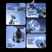 Support Téléphone Magnétique à Ventouse – Rotation 360° et Fixation Ultra-Forte