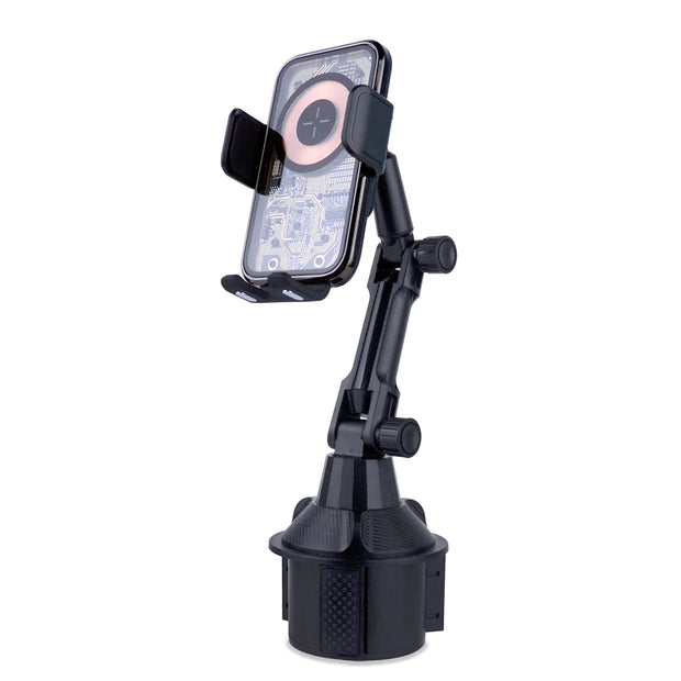 Support Telephone Porte Gobelet Chargeur sans fil