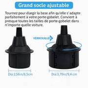 Support Telephone Porte Gobelet Chargeur sans fil