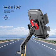 Support Téléphone Scooter Universel - Rotation 360° - Verrouillage Automatique
