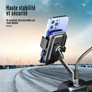 Support Téléphone Scooter Universel - Rotation 360° - Verrouillage Automatique