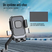 Support Téléphone Scooter Universel - Rotation 360° - Verrouillage Automatique