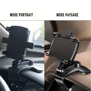 Support Téléphone Voiture 360° – Tableau de Bord – Universel & Compact (4-7")