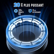 Support Téléphone Magnétique Rotatif 360° – Fixation Ultra-Stable pour Voiture (4" à 7")