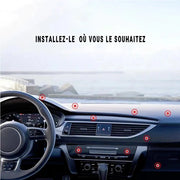 Support Téléphone Voiture Magnétique 360° – 6 Aimants Puissants – Compatible iPhone & Android