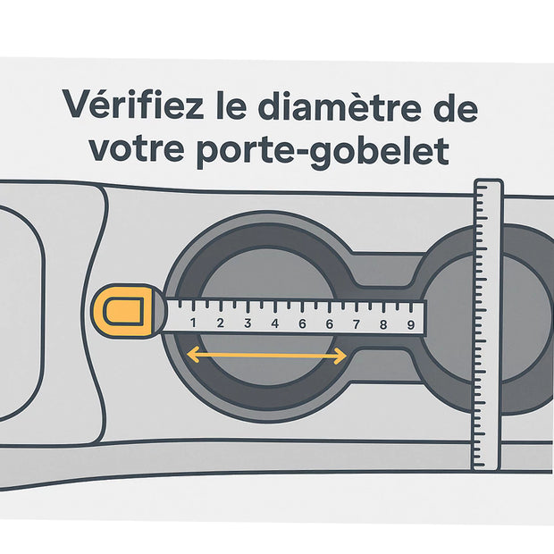 Support Telephone Porte Gobelet Chargeur sans fil