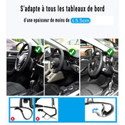 Support Telephone Voiture Aimant à pince