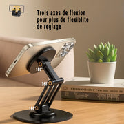Support de téléphone de bureau magnétique – Compatible iPhone 12 à 16 (mini, Pro, Pro Max)