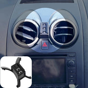 Support téléphone Nissan Qashqai J10 (2007 à 2013) – Fixation entre grilles d’aération, maintien par gravité, verrouillage mécanique