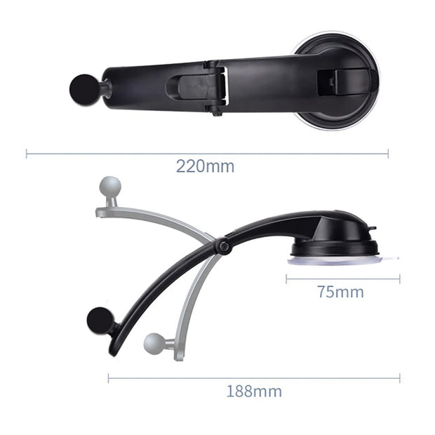 Support Téléphone Universel avec Ventouse Puissante – Rotation 360