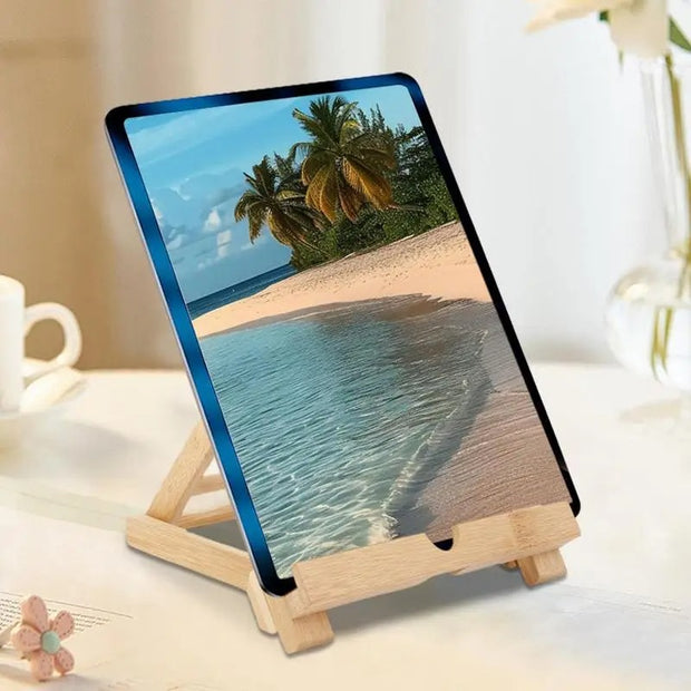 Support Telephone en Bois Pliable