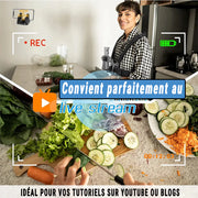 Sangle de poitrine rotative 360° pour smartphone et GoPro – Support caméra d’action pour sport extrême (ski, VTT, moto, équitation)