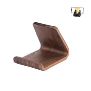 Support de téléphone en bois massif – Présentoir de cartes de visite & décoration bureau