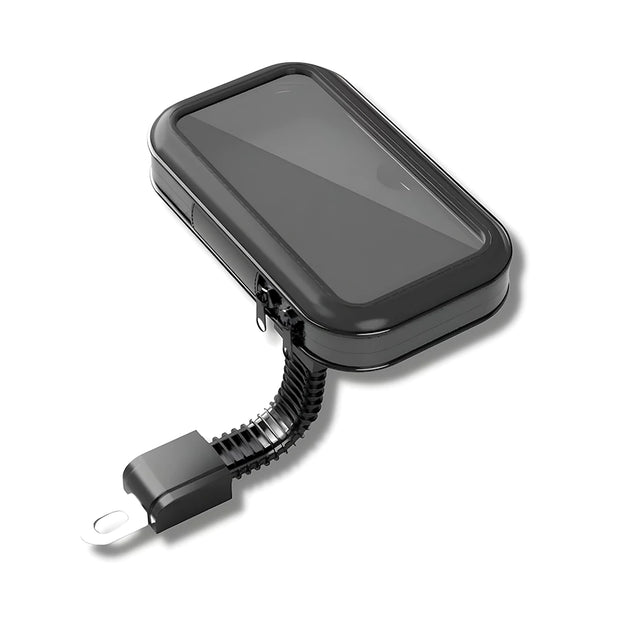 Support Téléphone Étanche Scooter – Fixation Rétroviseur – 3 Tailles – Zones Pluvieuses