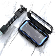 Support Téléphone Étanche Scooter – Fixation Rétroviseur – 3 Tailles – Zones Pluvieuses
