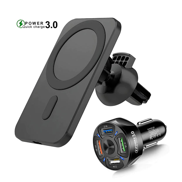 Support Telephone Voiture Aimant Chargeur sans fil