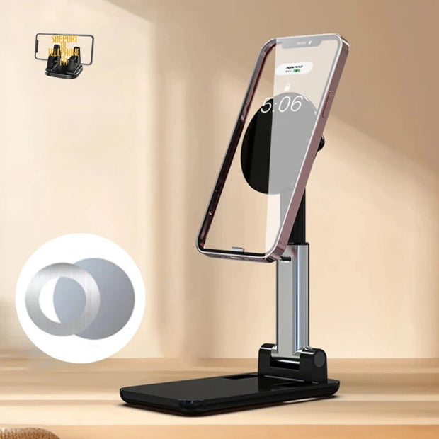 Support de téléphone magnétique pliable et réglable