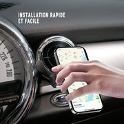 Support Téléphone Voiture Mini Cooper – Compatible Grille de Ventilation & Tableau de Bord