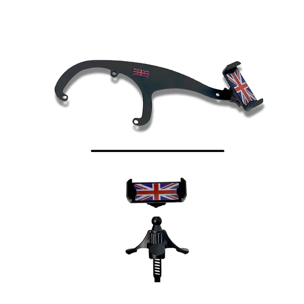 Support Téléphone Voiture Mini Cooper – Compatible Grille de Ventilation & Tableau de Bord