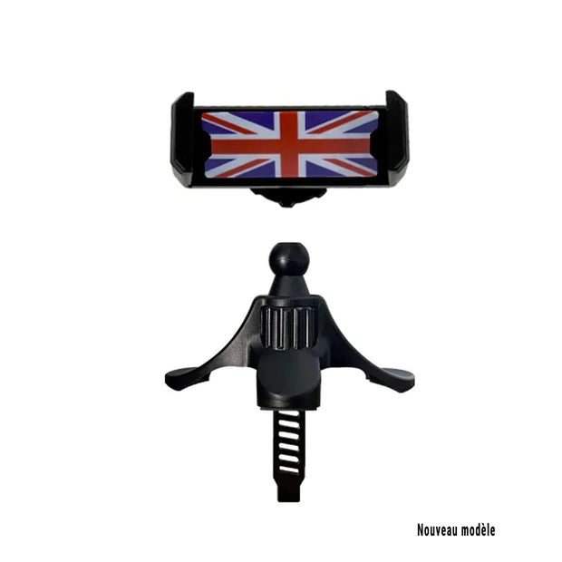 Support Téléphone Voiture Mini Cooper – Compatible Grille de Ventilation & Tableau de Bord