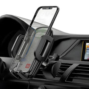 Support Telephone Voiture Grille Aeration avec Bras de serrage