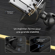 Support Telephone Voiture Grille Aeration avec Bras de serrage