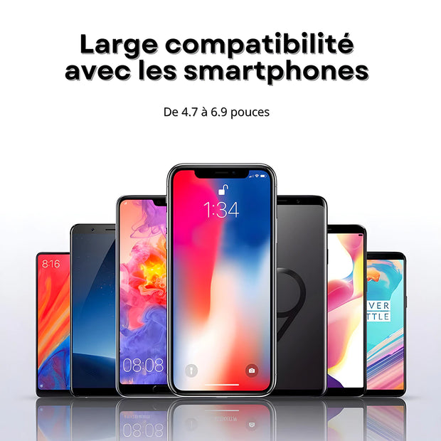 Support Telephone Voiture Grille Aeration Gravité