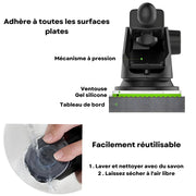 Support Telephone Voiture Ventouse Magnétique