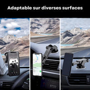 Support Telephone Voiture Ventouse Magnétique