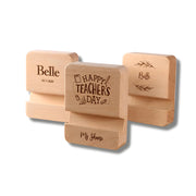 Support Telephone en Bois Personnalisé