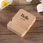 Support Telephone en Bois Personnalisé