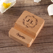 Support Telephone en Bois Personnalisé