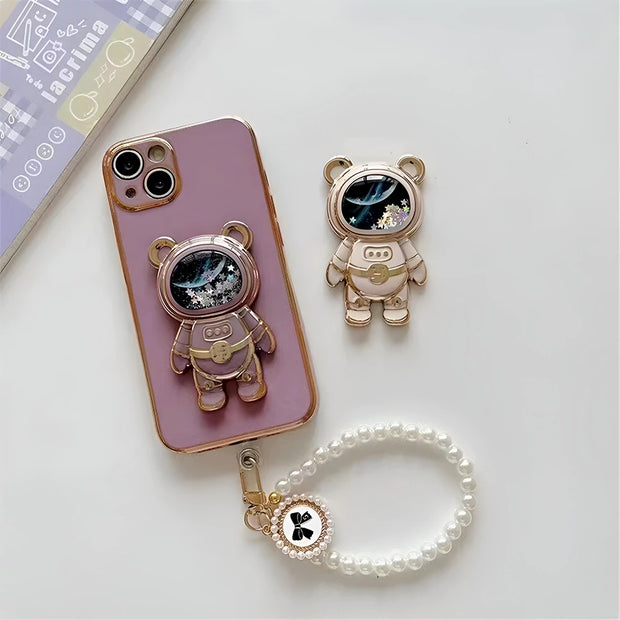 Support Telephone Pliable Astronaute