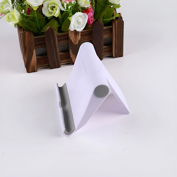 Support Telephone Pliable Simple Blanc
