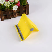 Support Telephone Pliable Simple Jaune