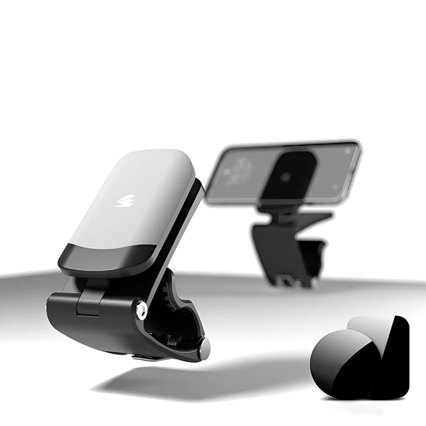 Support Telephone Voiture Aimant Tableau de bord Blanc