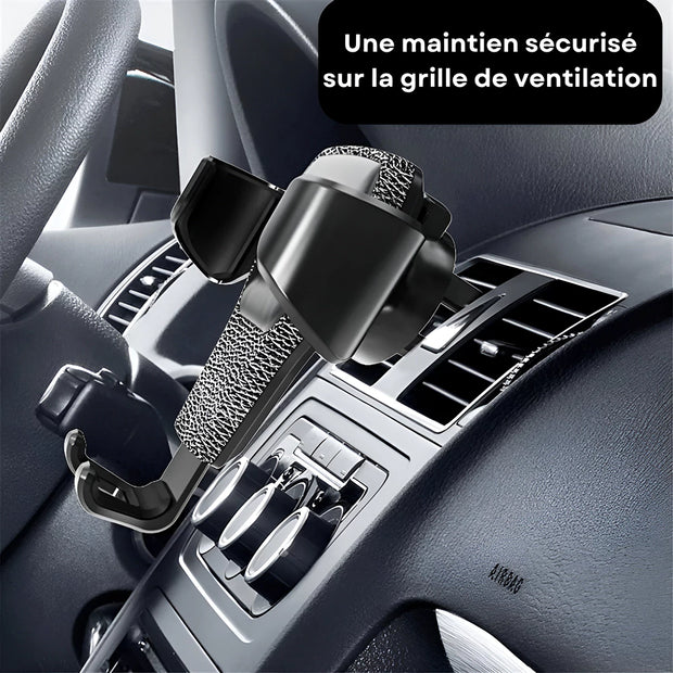Support Telephone Voiture Grille Aeration Triangulaire